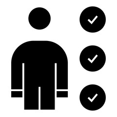 Business meeting vector icon. 