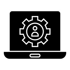 Business meeting vector icon. 