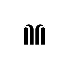 Letter M logo icon design template elements

