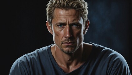 Fototapeta premium Man portrait high Quality image