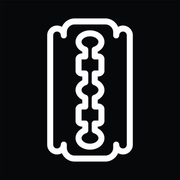 recommend clip art: razor blade vector outline icon design