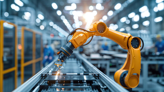 Efficient Workflow: Depict a smooth and efficient workflow in the factory