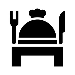 1.	"Restaurant Icon Vector" - This Image Features A Fork, Knife, And Spoon, Creating An Elegant Vector Icon For Restaurant Menus