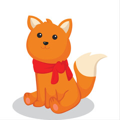 Cute Cat Character Design Illustration