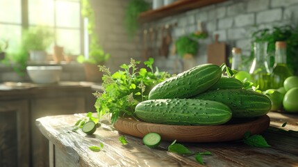 Carrot and Cucumber: 8K Realistic Lighting, Unreal