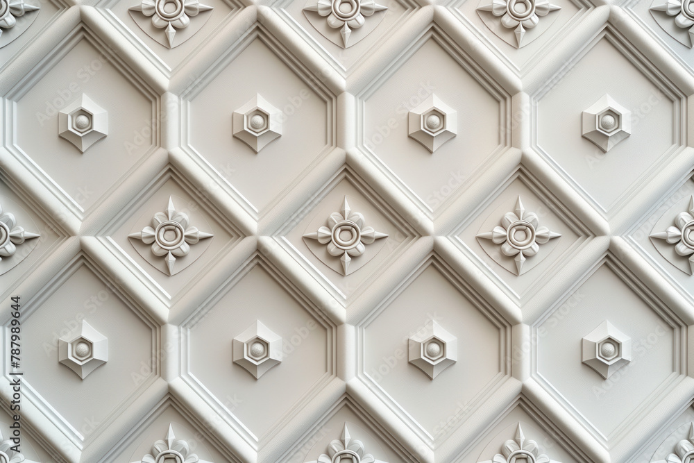 Poster sophisticated classical 3d pattern. ancient ornament. background image. created with generative ai t