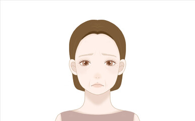 50代女性（シワの悩み）