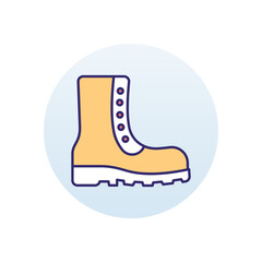 Army Shoe vector icon
