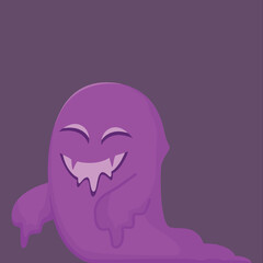 Halloween Ghost Character Design Illustration