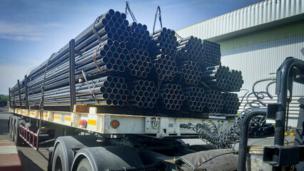 Rectangular steel pipe for construction materials. It is cold-formed structural steel. Suitable for...