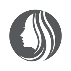 women's beauty and hair care logo design