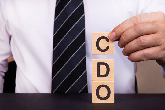 Business Acronym CDO Collateralized debt obligation. Conceptual image.