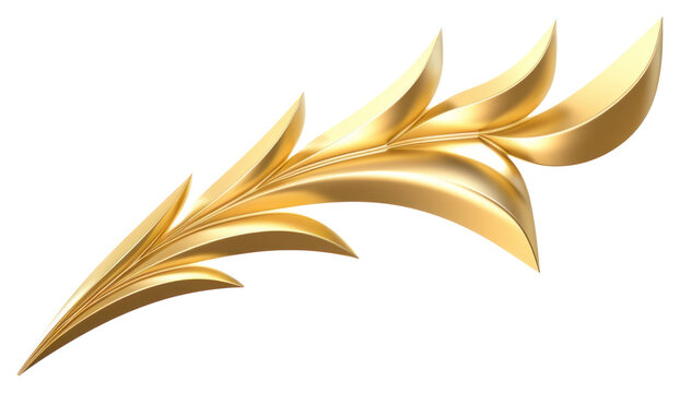 PNG  Gold pattern white background accessories