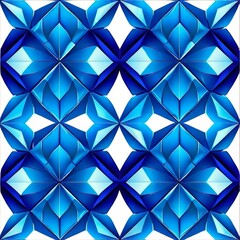Obraz premium Background illustration seamless pattern, interlocking geometric shapes