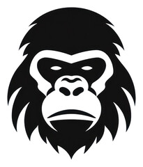 PNG Gorilla logo icon wildlife mammal animal