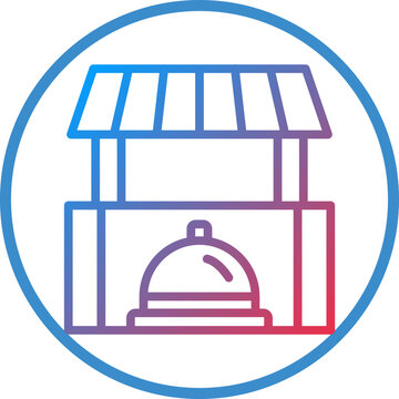 Vector Design Food Cart Icon Style