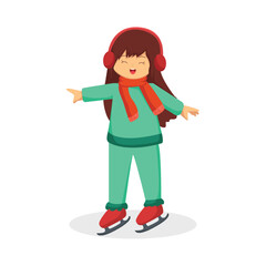 Little Girl Character Design Illustration