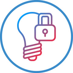 Vector Design Intellectual Property Icon Style