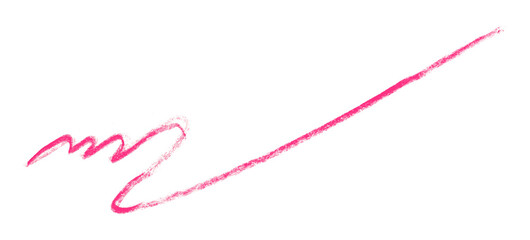 Fototapeta na wymiar pink pencil strokes isolated on transparent background