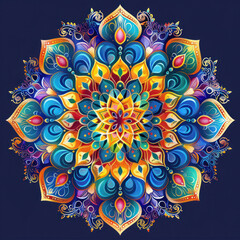 Colorful mandala pictures