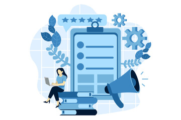 Business Marketing Flat Design Illustration