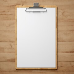 blank paper clipboard for taking notes.