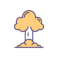 Explosion vector icon