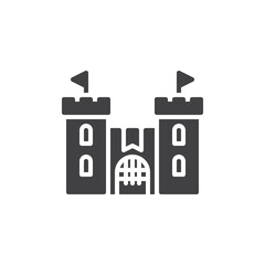 Fortress Castle vector icon