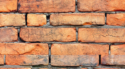 A brick wall with a few holes in it