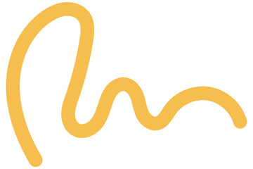 Wavy Squiggle Element. Squiggle doodle
