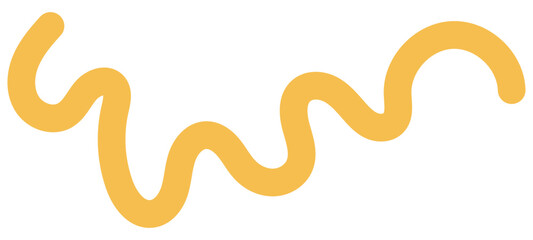 Wavy Squiggle Element. Squiggle doodle
