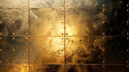 Metal gold color abstract background, luxury golden banner 