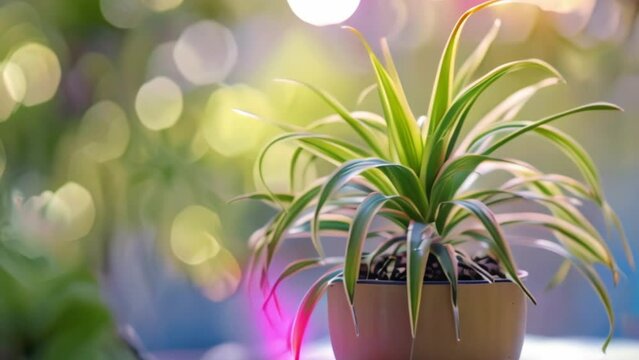 video Spider Leaf in pot