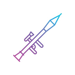 Rocket Launcher vector icon