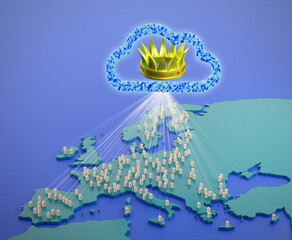 EU data sovereignty, conceptual illustration