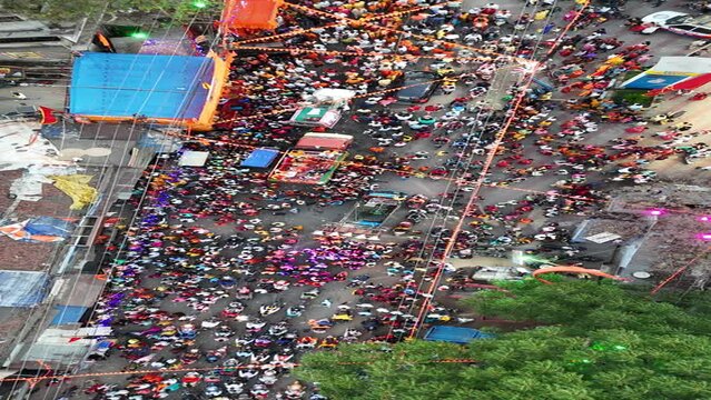 Lot of people attending ramnavmi julus