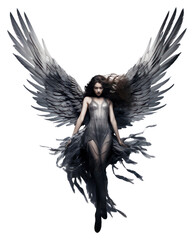 PNG Angle woman fantasy angel adult. AI generated Image by rawpixel.