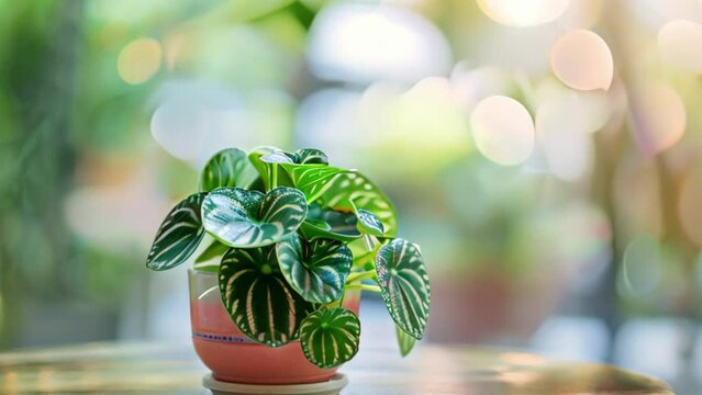 video Peperomia watermelon in pot