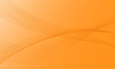 orange smooth gradient with lines wave curves abstract background