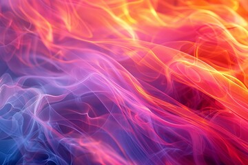 Translucent wisps of energy intertwining with vibrant, glowing colors ,close-up,ultra HD,digital photography