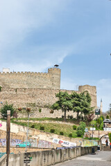 Skopje, Republic of Macedonia - 03.30.2024 : Kale Fortress. On a hot sunny spring morning. 