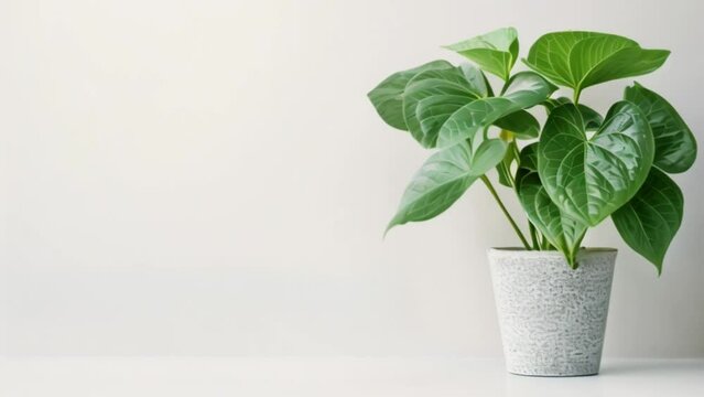 video anthurium warocqueanum in pot