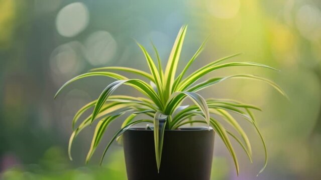video Spider Leaf in pot
