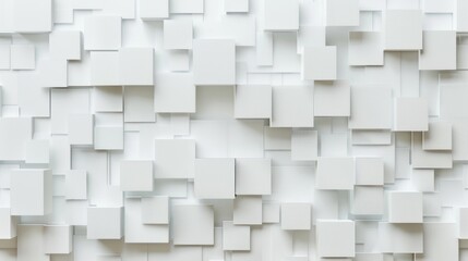White cube box. pattern texture banner wallpaper background. copy space,