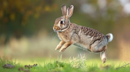 jumping cycle of a rabbit.