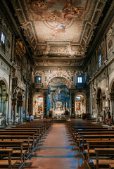 Fototapeta na wymiar Chiesa di Ognissanti, Firenze