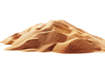 large pile of dirt
isolated on white background