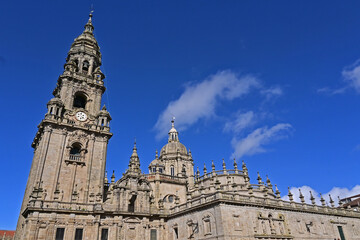 Santiago de Compostela, Galizia, la cattedrale - Spagna - obrazy, fototapety, plakaty