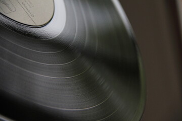 close up of a vinyl record