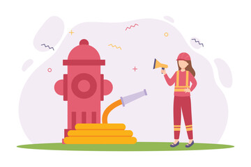 Happy Labour Day Flat Design